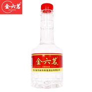 金六茗 四川金六茗純糧原漿酒濃香白酒52度高粱酒pet瓶裝散裝批發(fā) 500度 500mL 1瓶 pet食品級(jí)單瓶試飲