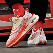 KUNY出口絕影跑鞋男款青少年運動(dòng)鞋超輕減震透氣初中體育生專(zhuān)用碳板跑 赤兔7Pro龍年限定紅2071 36