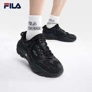 斐樂(lè)（FILA）官方掠奪者2女鞋男鞋情侶跑步鞋季老爹鞋時(shí)尚復(fù)古運(yùn)動(dòng)鞋 黑/鍛鐵-BF【男款】 41