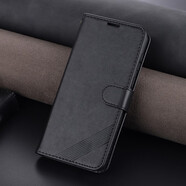 居小智適用蘋(píng)果13手機殼翻蓋皮套iphone13錢(qián)包式可插卡外殼全包防摔軟內殼帶磁扣保護套男女款 iphone 13【黑色】