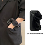 SwitchEasy蘋果13手機(jī)殼保護(hù)套軟殼iPhone13ProMAX腕帶斜挎13Pro背帶掛繩硅 TY2月坑紋石墨灰絲巾腕帶 iPhone XR