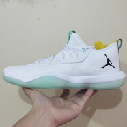 耐克（NIKE）籃球鞋男鞋秋季款Air Jordan Super Fly格里芬實(shí)戰耐磨緩震運動(dòng)鞋 AJ2664-117白綠 43