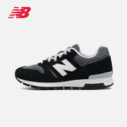 NEW BALANCE 官方休閑鞋男鞋女鞋簡(jiǎn)約經(jīng)典舒適百搭時(shí)尚輕便復(fù)古運(yùn)動(dòng)鞋565系列 黑色/深灰色 ML565CBK 36 (腳長(zhǎng)22cm)