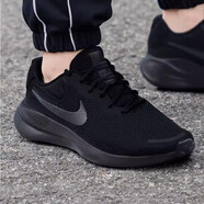 耐克（NIKE）男鞋跑步鞋 24春夏運(yùn)動(dòng)鞋輕便緩震黑白慢跑鞋網(wǎng)面透氣休閑鞋子男 FB8501-001/黑武士革命七 全黑色 41