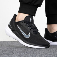 耐克（NIKE）男鞋跑步鞋2025夏季新款ZOOMWINFLO氣墊時尚緩震百搭運動休閑鞋 DD6203-001 40