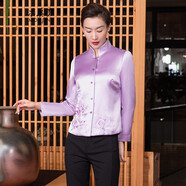 木真了上衣商場同款中式刺繡棉衣秋冬女外套202 17色 M