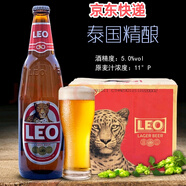 LEO泰國(guó)原裝進(jìn)口LEO啤酒330ml瓶裝490ml罐裝精釀啤酒老撾啤酒630ml LE0大瓶 630mL 6瓶 25-4月新日期