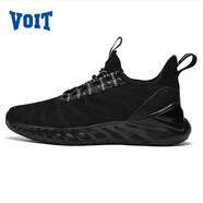 沃特（VOIT）男鞋斷碼特價正品撿漏輕便緩震透氣休閑戶外慢跑運(yùn)動鞋 0191黑色 41