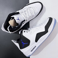 耐克（NIKE）Air Jordan Courtside 23 簡(jiǎn)版AJ3黑白復(fù)古運(yùn)動(dòng)籃球鞋 AR1000-104 44.5