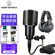 鐵三角AT2020專業(yè)電容話筒手機(jī)電腦直播k歌網(wǎng)紅主播有聲書配音抖音電臺(tái)錄音設(shè)備套裝 AT2020+M20X+鐵三角原裝懸臂鐵三角防噴網(wǎng)