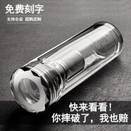 寶菲尼（BOFIN）玻璃杯雙層高硼硅高檔泡茶杯茶水分離喝茶專(zhuān)用保溫男士水晶水杯子 320毫升簡(jiǎn)裝