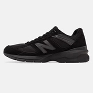 NEW BALANCE【美產(chǎn)】新百倫 990v5 總統慢跑鞋 緩震舒適男士跑步鞋休閑運動(dòng)鞋 黑色Black 44/US10