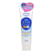 高絲保稅 日本KOSE高絲Softymo高水分去角質保濕凈白洗面奶潔面膏190g 深藍色一白皙保濕