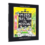 中圖原版英文繪本 Miss Nelson Is Missing 尼爾森老師不見(jiàn)了 英文原版繪本 廖彩