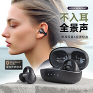 蛇圣（Holy serpent）隕石C2 【柏林之聲丨超感音質(zhì)】真無(wú)線藍(lán)牙耳機(jī)開(kāi)放式夾耳耳夾式骨傳導(dǎo)概念不入耳運(yùn)動(dòng)跑步適用于 石墨黑|全頻單元|定向傳聲 單次10H續(xù)航|藍(lán)牙5.3|智能降噪