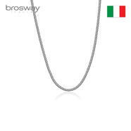 BROSWAY歐美TRESJOLIE系列鈦鋼男潮時(shí)尚小眾輕奢飾品生日送男友禮物 BCT52 坦克鏈 鏈長(zhǎng)600鏈長(zhǎng)3.6mm