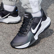 耐克（NIKE）男鞋2025夏季新款A(yù)IR MAX氣墊鞋實(shí)戰(zhàn)籃球鞋緩震低幫運(yùn)動鞋休閑鞋 DM1124-001黑色白 42.5