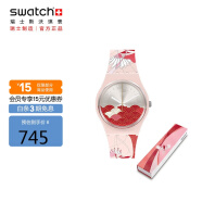 斯沃琪（Swatch）瑞士手表 国潮礼盒款 红鸢 节日礼物男女情侣石英表SO31Z102