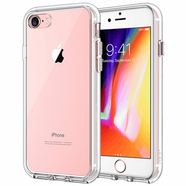 JETechJETech 蘋果iPhone SE2020款 8/7手機殼7P/8Plus  TPU軟邊PC背板保護套 7P/8P通用-透明