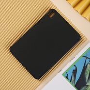 原奘適用iPadMini6平板電腦手機(jī)殼液態(tài)硅膠2021款純色膚感殼保護(hù)殼套 炭黑色 iPad 9.7寸(2018)