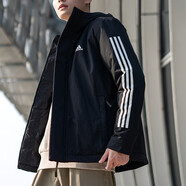 阿迪達斯 （adidas）棉服男裝2024冬新款中長款棉衣連帽運動服防風(fēng)保暖外套夾克IX8884 IX8884 S