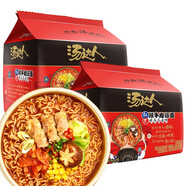 統(tǒng)一湯達人日式豚骨拉面袋面 規(guī)格可選家庭裝速食方便面泡面湯面 【2袋】韓式辣牛肉湯面10包