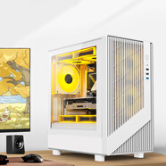 EVESKY 玄武MINI 無(wú)立柱海景房機箱 M-ATX主板/270°廣角玻璃側透 240水冷游戲電腦主機箱 支持4090顯卡 飛鷹240-白色【支持M-ATX主板/240水冷】