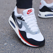 耐克（NIKE）官方艦店男鞋春季新款運(yùn)動鞋AIR MAX氣墊鞋緩震透氣跑步鞋休閑鞋 511416-104/白灰紅/現(xiàn)貨速發(fā) 40