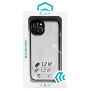 DEVIA迪沃 透明全包流金電鍍手機(jī)殼 適用于蘋果iPhone 13系列 黑邊【蘋果13】