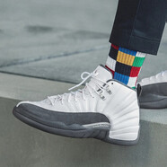 耐克（NIKE）男女款 Air Jordan 12 AJ12 復(fù)古耐磨舒適籃球鞋 130690-153265-160深灰 40 男