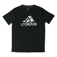 adidas阿迪達斯短袖男夏季新款運動(dòng)服大logo跑步休閑T恤 ADITSG2P-BS 黑色 S