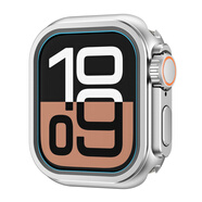 諾啟鑫適用iwatch表殼10代改裝ultra 2/apple watch保護(hù)殼s10合金s9防水s7高端s6金屬se蘋果手表保護(hù)殼46 雅銀/原款金屬殼 46mm【iwatch S10】