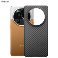 Pinkson凱夫拉OPPO Find X6 Pro手機殼芳綸纖維碳纖維保護套超薄全包磨砂硬殼男士新 【黑色/火山口】1500D芳綸 【OPPO Find X6 Pro】玻璃后蓋版
