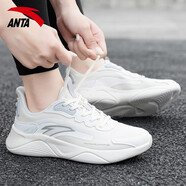 安踏（ANTA）女鞋夏季運動鞋女士2025新款休閑老爹鞋透氣網(wǎng)面鞋旅游跑步鞋子女 白灰-3 39