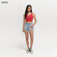 SMFK校園復古運動背心打底衫短款修身性感上衣 UTK02系列張?zhí)鞇弁?
                                         title=