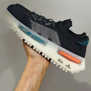 阿迪達斯 （adidas）三葉草男鞋女鞋2025夏季新款NMD_S1運動鞋boost減震跑步鞋 FZ5706黑/銀灰 42 (260mm)