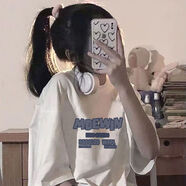 敬麥女中學生初高中閨蜜套裝姐妹裝單/兩件裝夏季閨蜜裝女學生韓版寬 DEWIN（白）單件裝 3XL