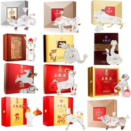 五糧液股份公司出品 鼠?；⑼谬埳唏R羊猴雞狗豬全套濃香型高度白酒 52度 500mL 12瓶 12生肖一套