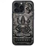 【原裝品質(zhì)】適用iPhone16plus手機殼十二生肖蘋(píng)果16promax浮雕防摔手機保護殼套 虛空藏菩薩(虎) iPhone16