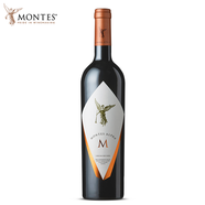MONTES【蒙特斯官旗】智利原瓶進(jìn)口紅酒 蒙特斯高端三劍客紅葡萄酒750ml 歐法M 單支裝