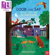 Look and Say What You See in the Town你在城市看到什么？英文原版 進(jìn)口圖書 兒童科普繪本 百科知識(shí)圖書