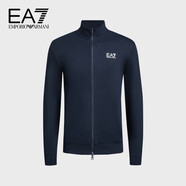 阿瑪尼EMPORIO ARMANI【禮物】EA7男士合身拉鏈休閑衛(wèi)衣外套