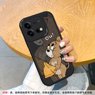 美齡美麗適用VIVOiqooneo7手機(jī)殼貓和老鼠iqooneo5s全包neo8pro競速版6se軟硅膠ne 黑色-黑底o(hù)u杰瑞鼠Jerry iQOO Neo8