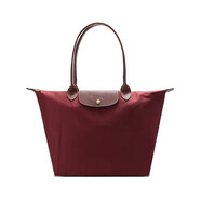 瓏驤（LONGCHAMP）新品 女士大號(hào)長柄可折疊手提單肩餃子包托特包購物袋女包 1899 089 P59 紅色