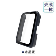 例米適用華為手環(huán)10/9/8保護(hù)殼全包防摔新款保護(hù)套NFC版通用榮耀智能運(yùn)動(dòng)手環(huán)7/6代高清鋼化膜一體硬殼 午夜藍(lán)【PC鋼化膜一體·不影響觸屏】 適用：榮耀手環(huán)7/NFC通用