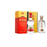 劍南春水晶劍 濃香型白酒 【中秋送禮】商務(wù)宴請(qǐng)高檔酒水 52度 500mL 1瓶 +42度人之德