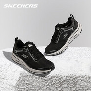 Skechers斯凱奇男鞋跑步鞋秋冬季舒適休閑緩震運(yùn)動(dòng)鞋 【男款】黑白/BKW 40