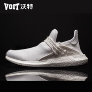 沃特（VOIT）男鞋斷碼特價(jià)正品撿漏輕便緩震透氣休閑戶(hù)外慢跑運動(dòng)鞋 OM19極白色 36
