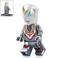 方橙奧特曼歐布捷德羅索積木哥斯拉怪獸咸蛋超人人仔迪迦男孩玩具 PG2109捷德