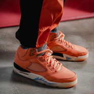 耐克（NIKE）AIR JORDAN 5 AJ5 喬5男子籃球鞋 橙色DV4982-641 40